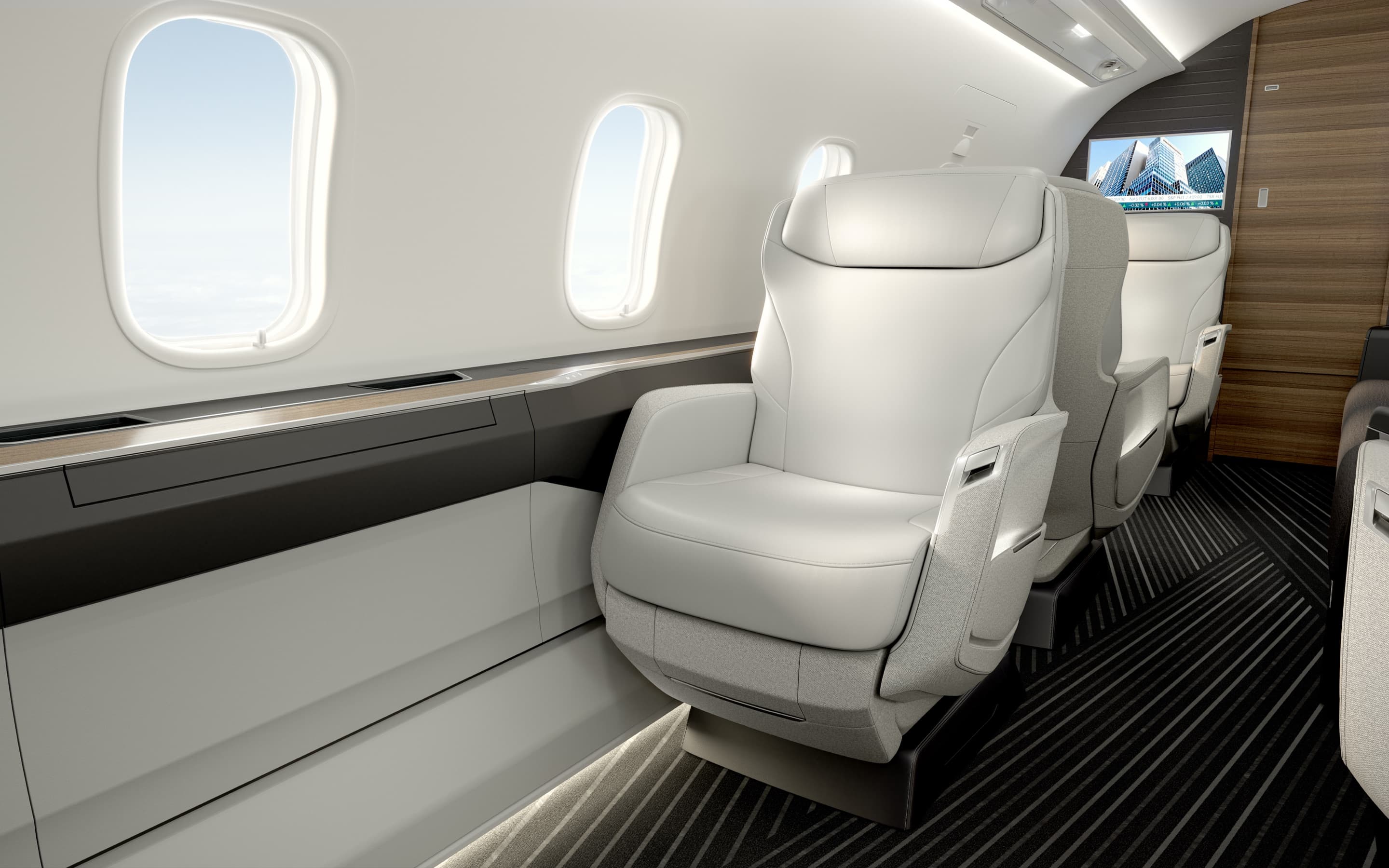 Challenger 3500 cabin