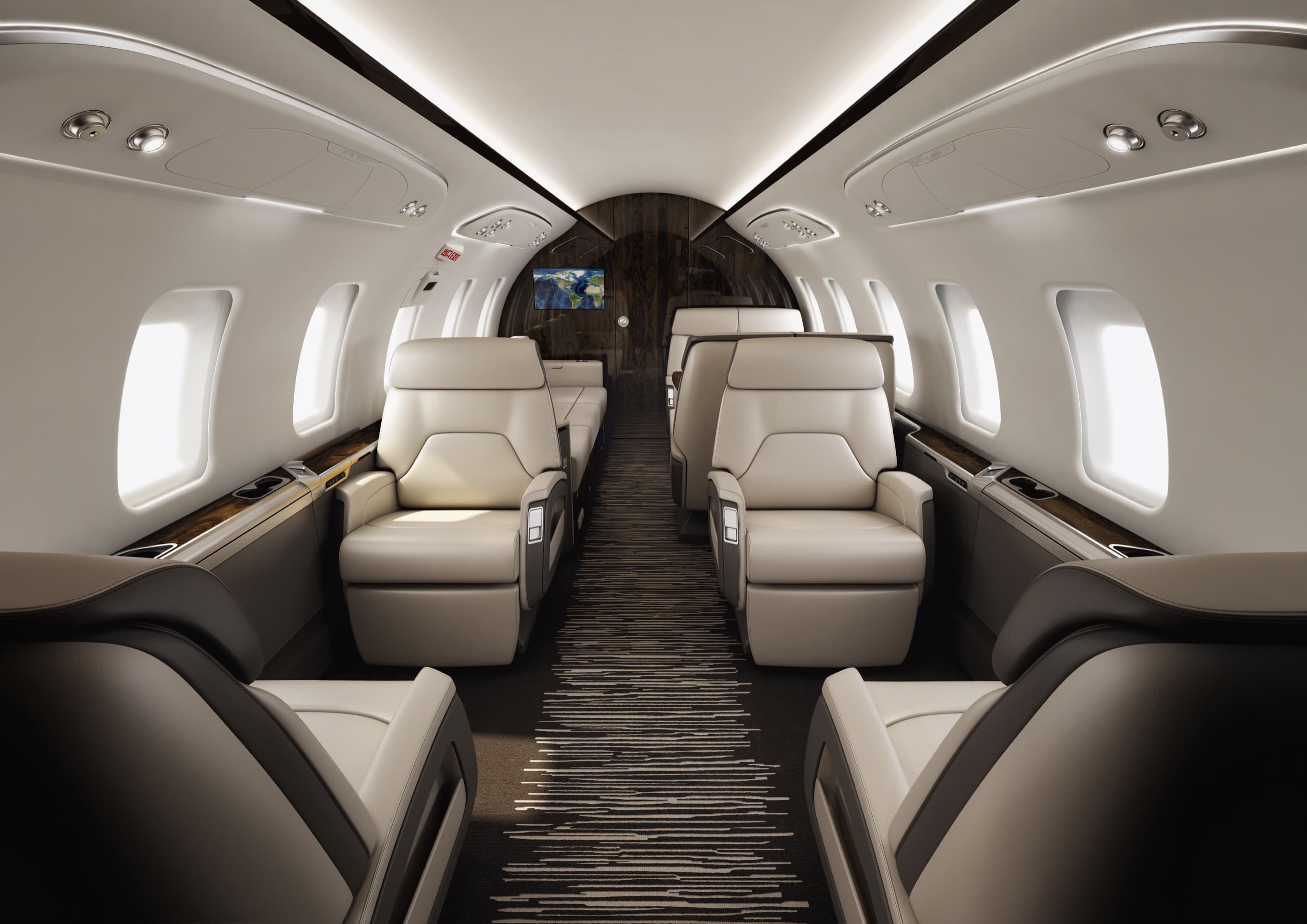 Challenger 650 cabin